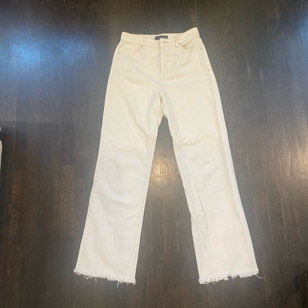 Sanctuary White Straight Leg Jeans
